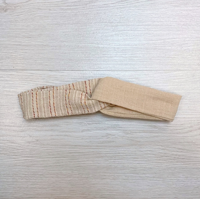 (手工製作)杏x杏紅間髮帶
