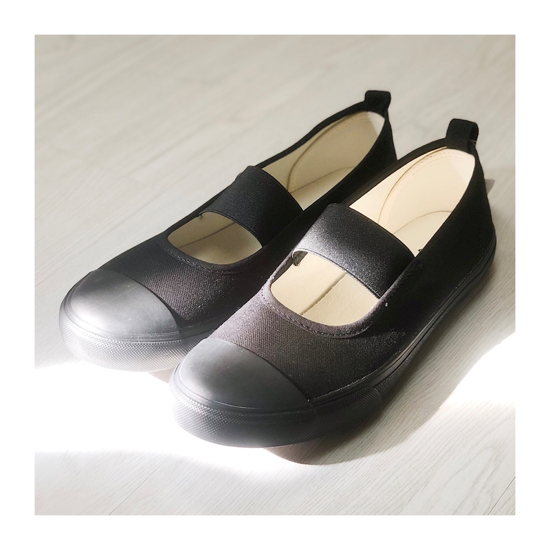 黑-日系帆布鞋